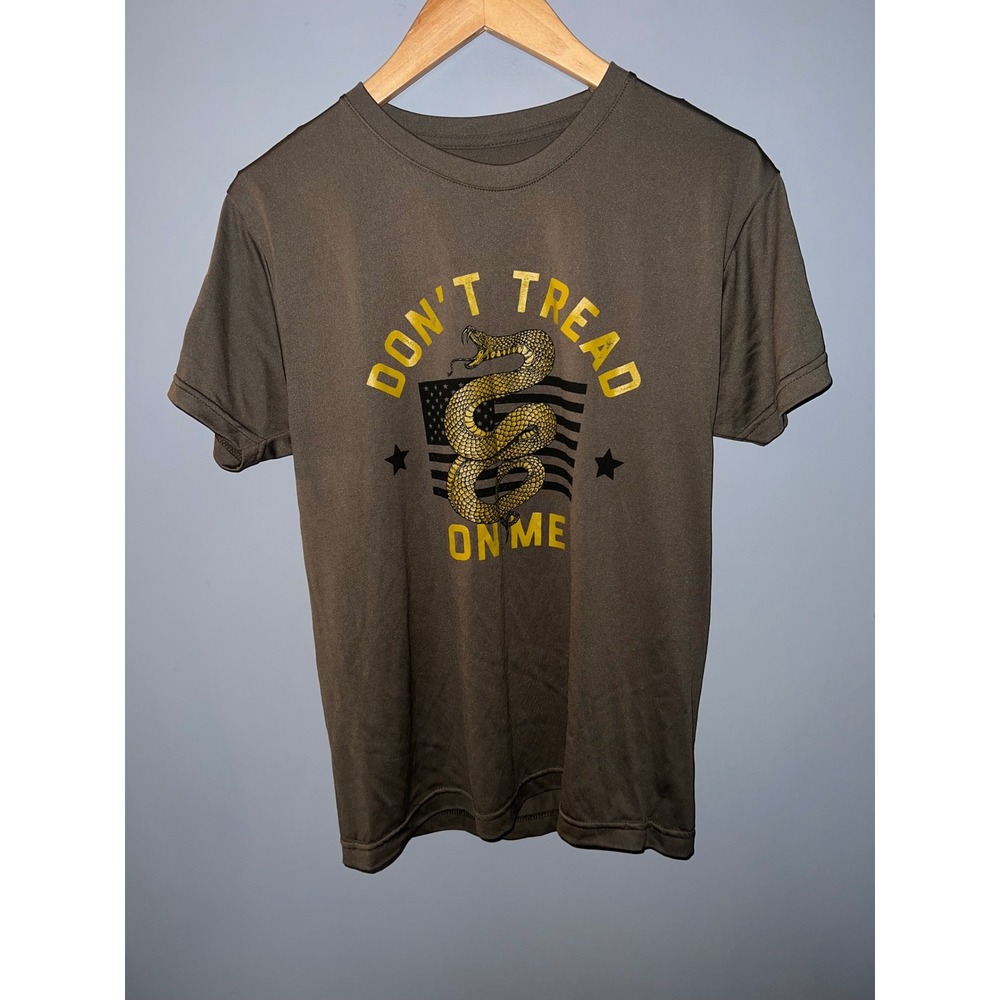Rags of Honor Mens Dont‎ Tread On Me Gadsden Flag Performance T-Shirt Small USA